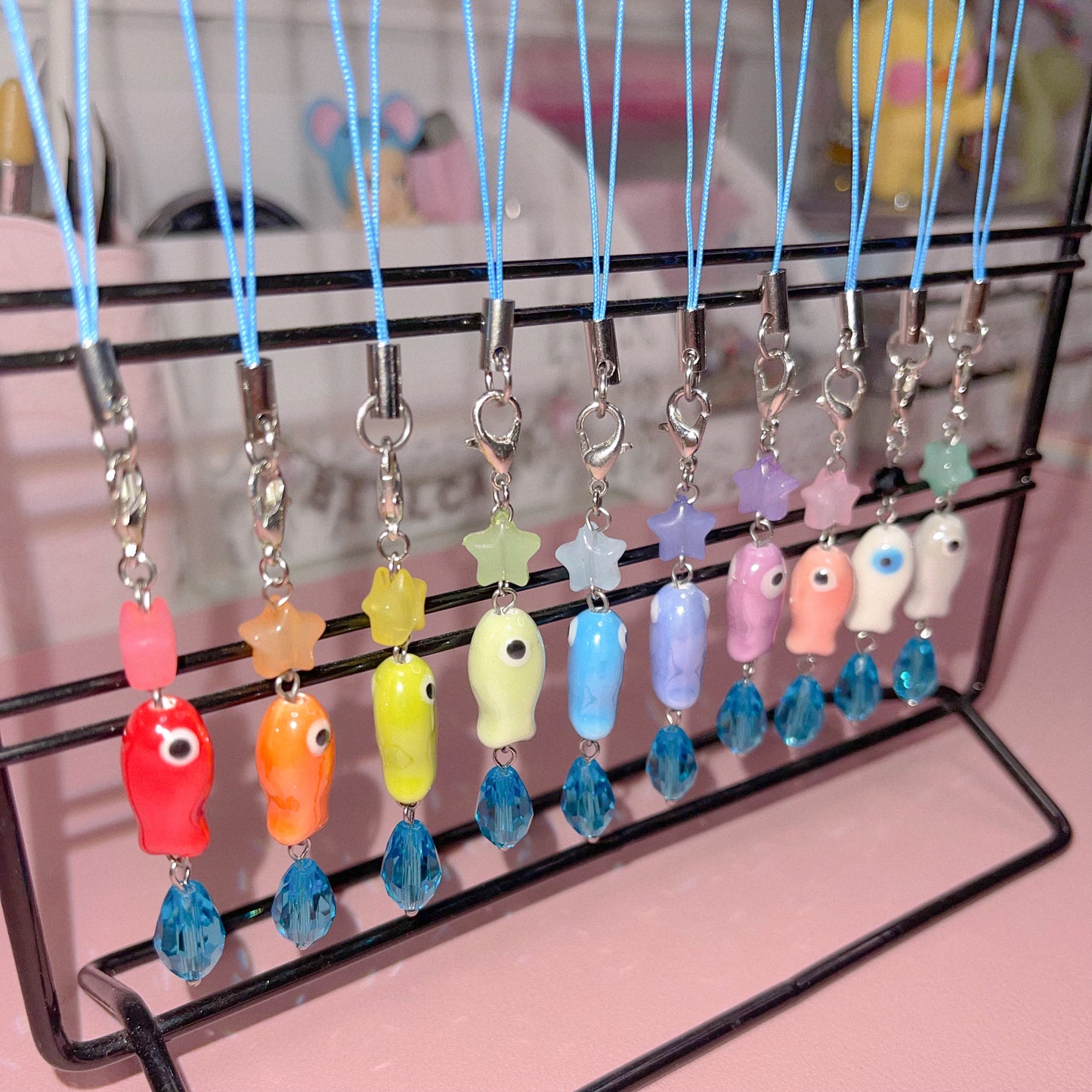 "Caught One" Ceramic Phone Charm