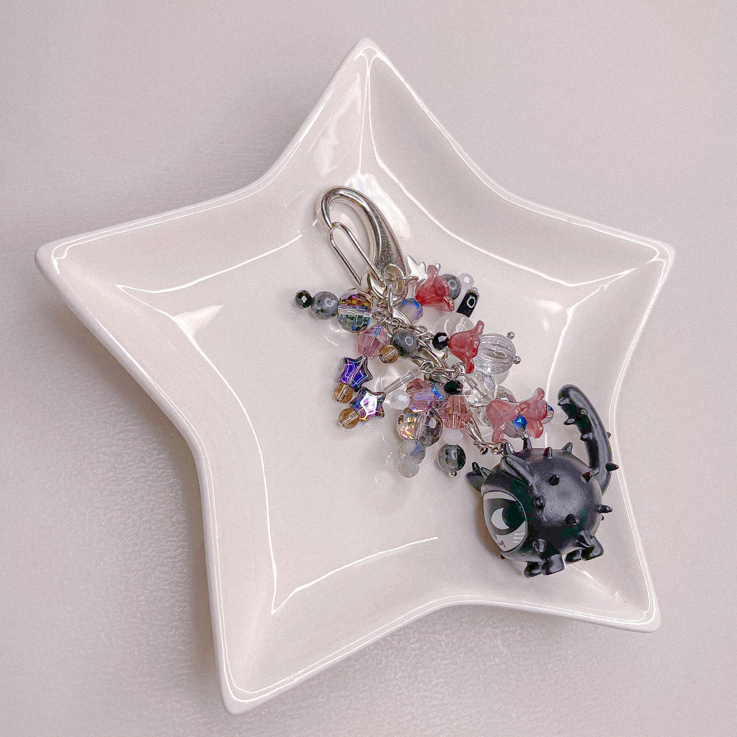 "Prickly Purr" Keychains
