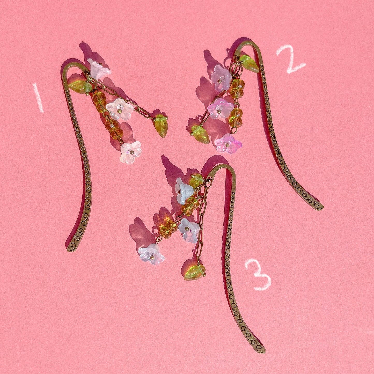 Brass Swirly Bookmarks