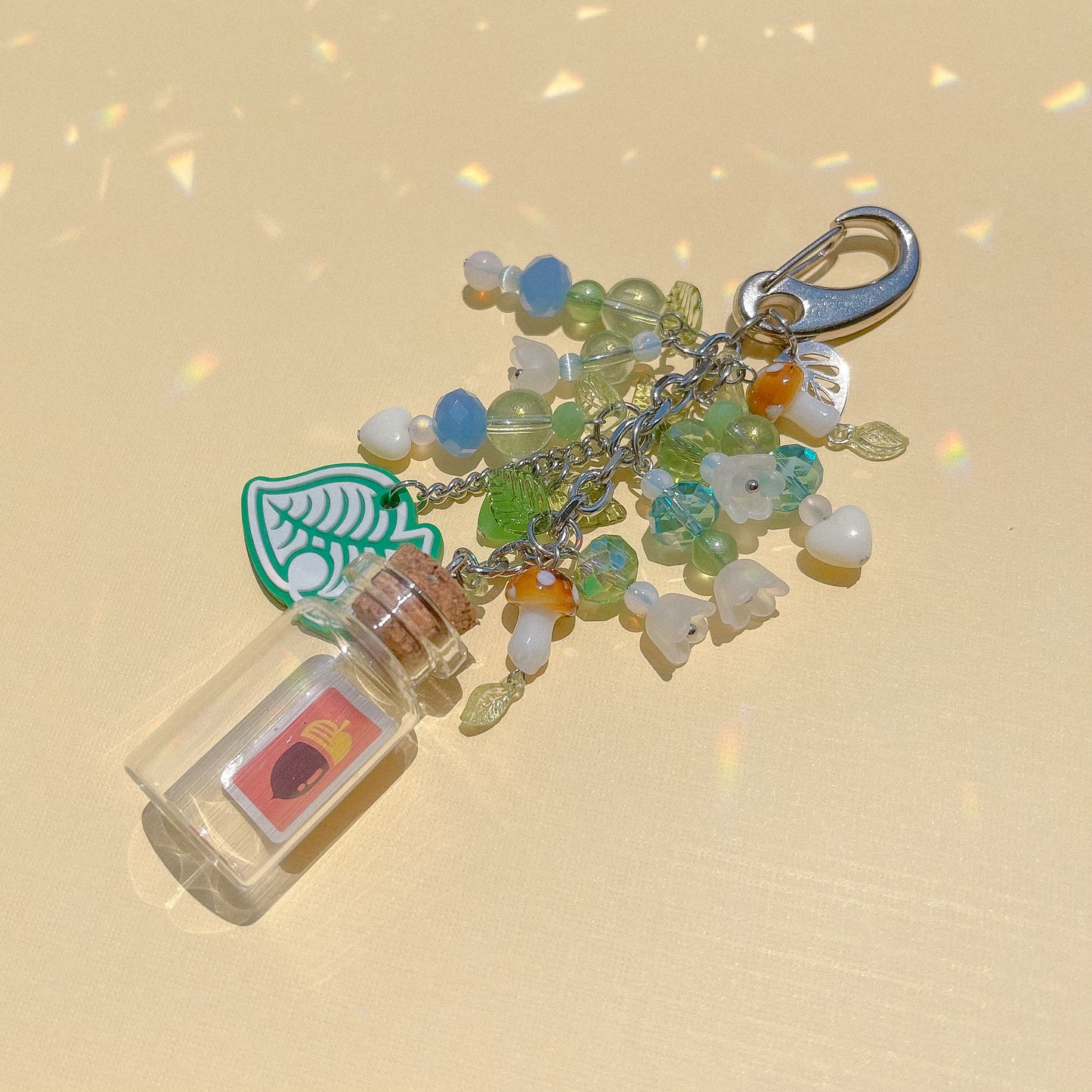 "Bottled Wish" Keychain