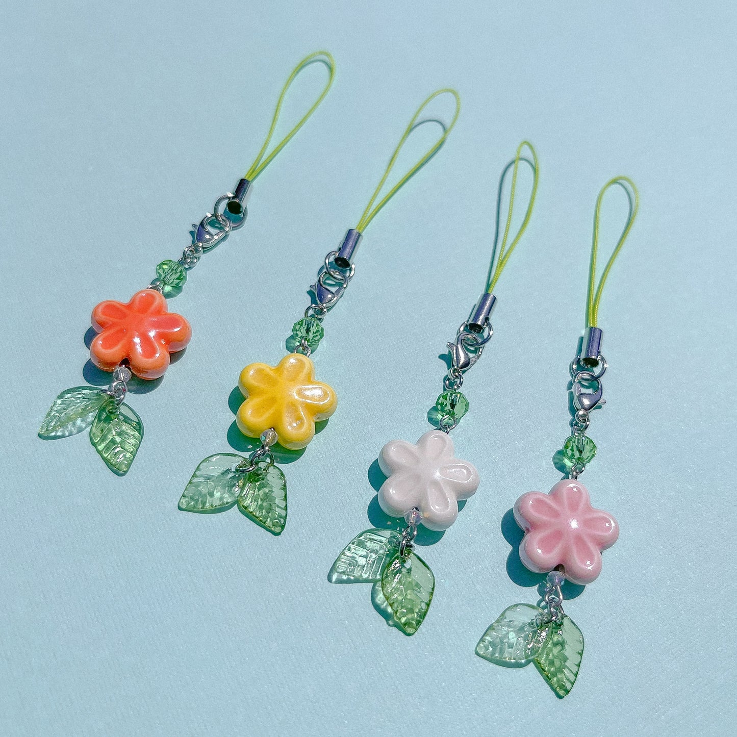 "Petal Posh" Ceramic Phone Charm