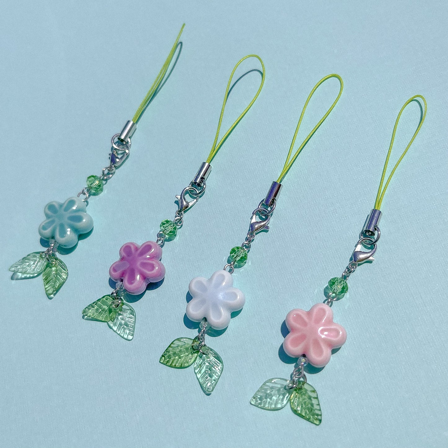 "Petal Posh" Ceramic Phone Charm