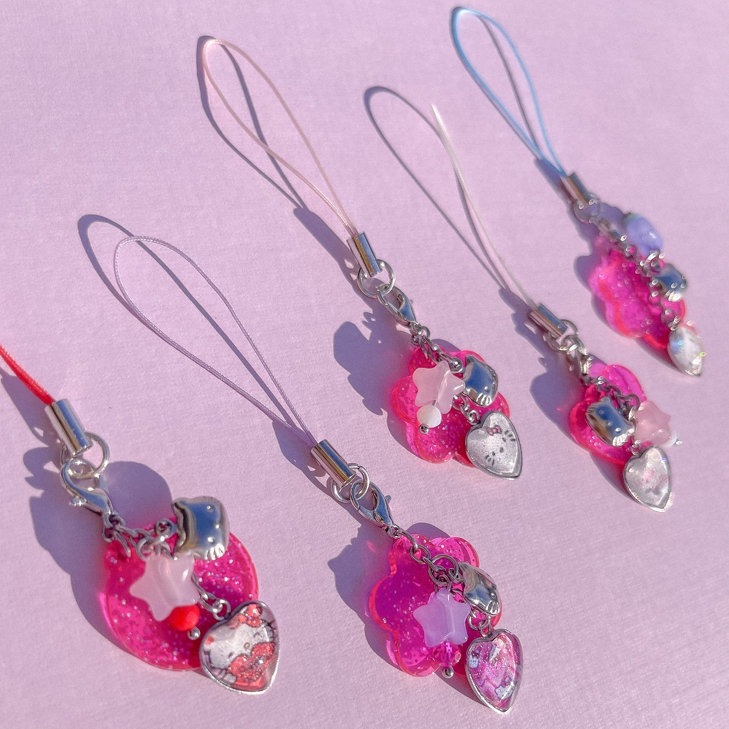 "Kitty Kaptures" Phone Charms