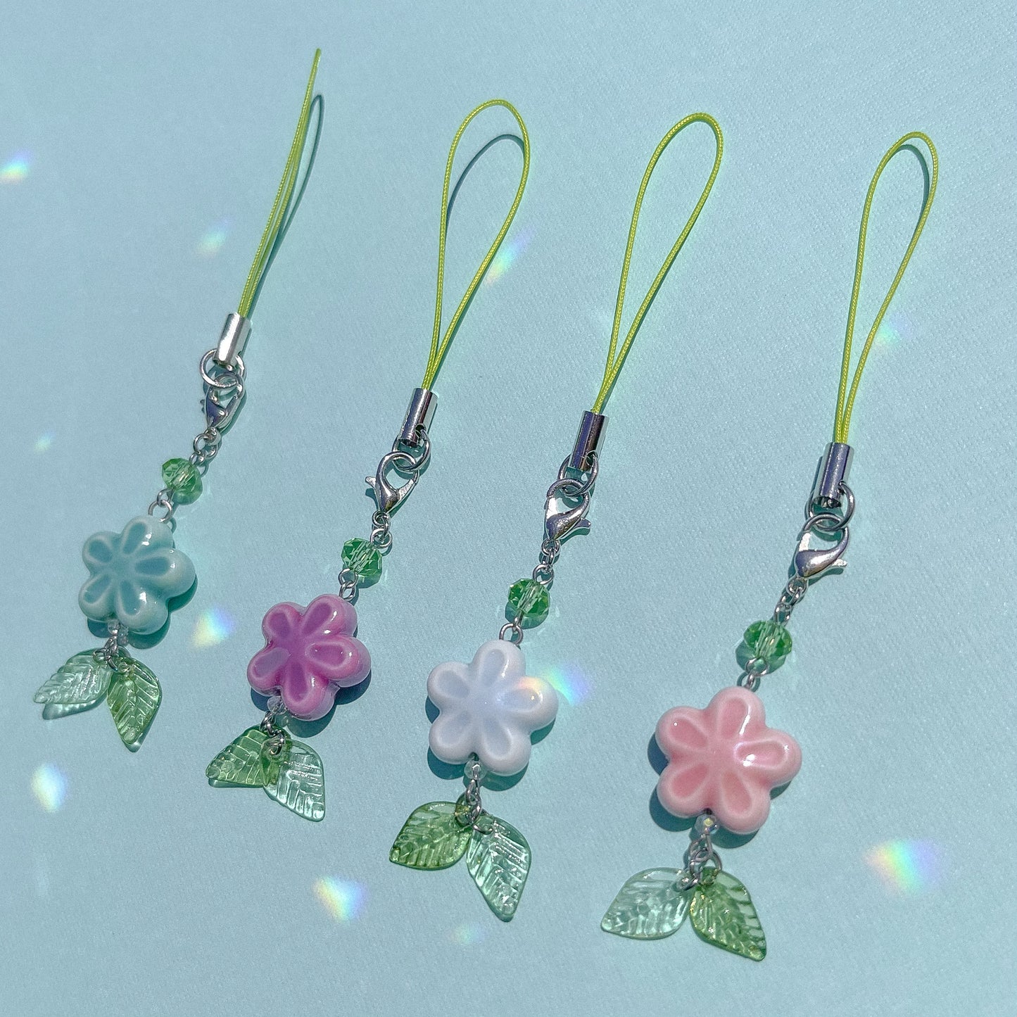 "Petal Posh" Ceramic Phone Charm