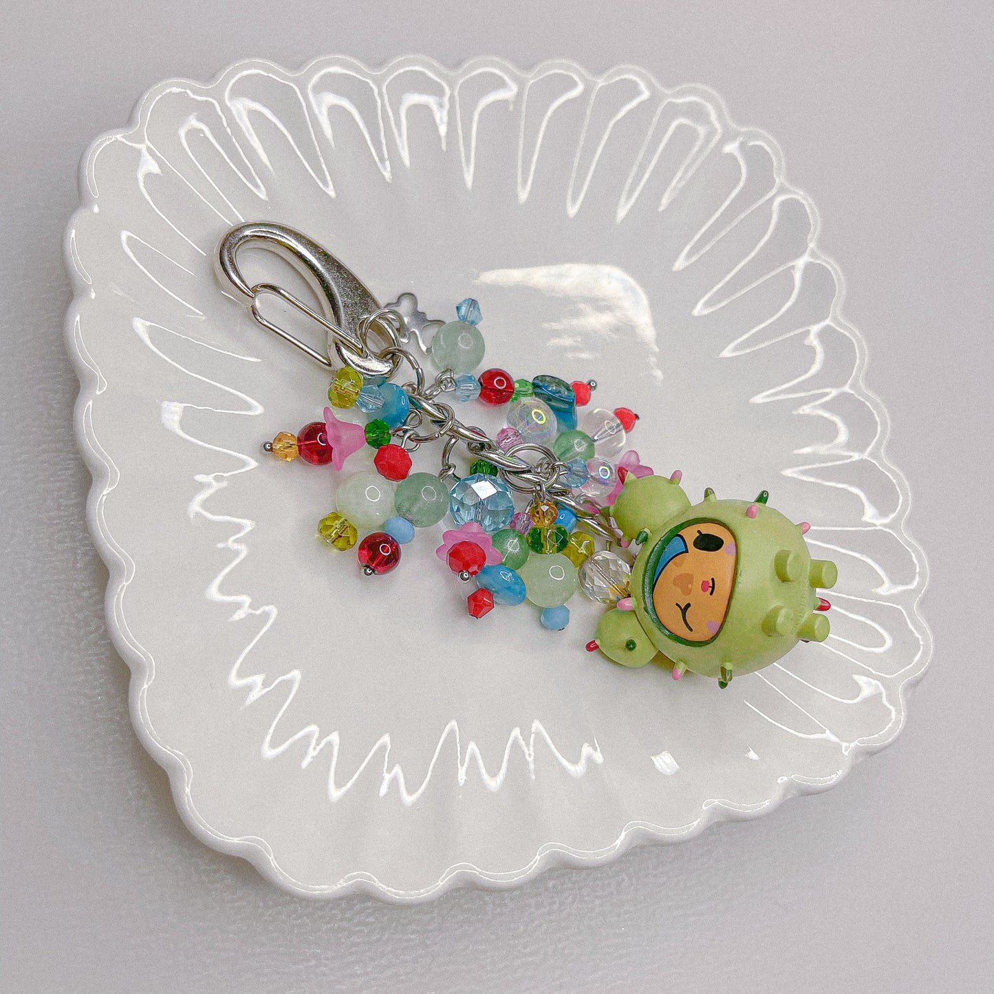 "Prickly Purr" Keychains