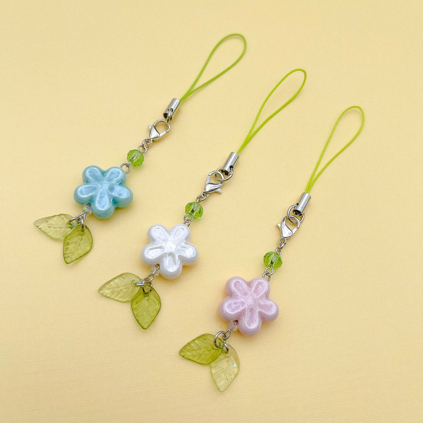 "Petal Posh" Ceramic Phone Charm