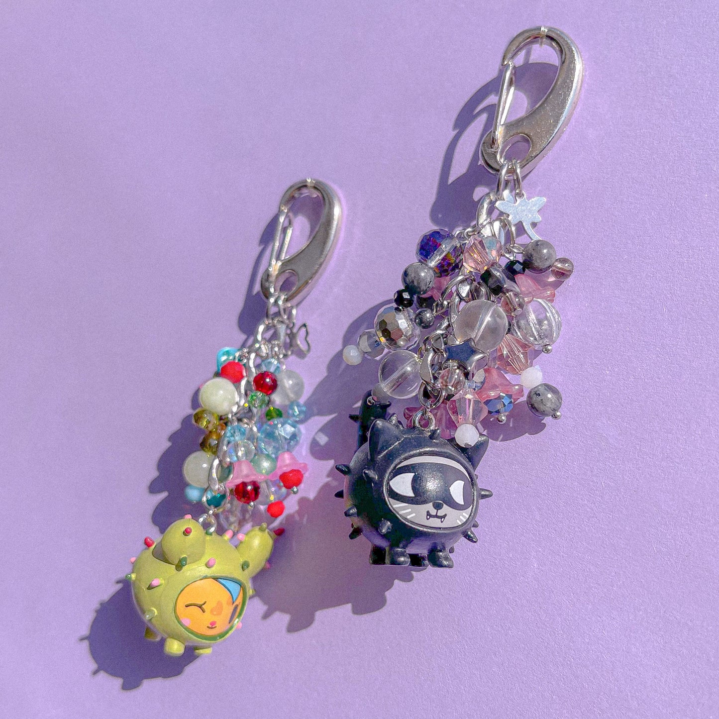 "Prickly Purr" Keychains
