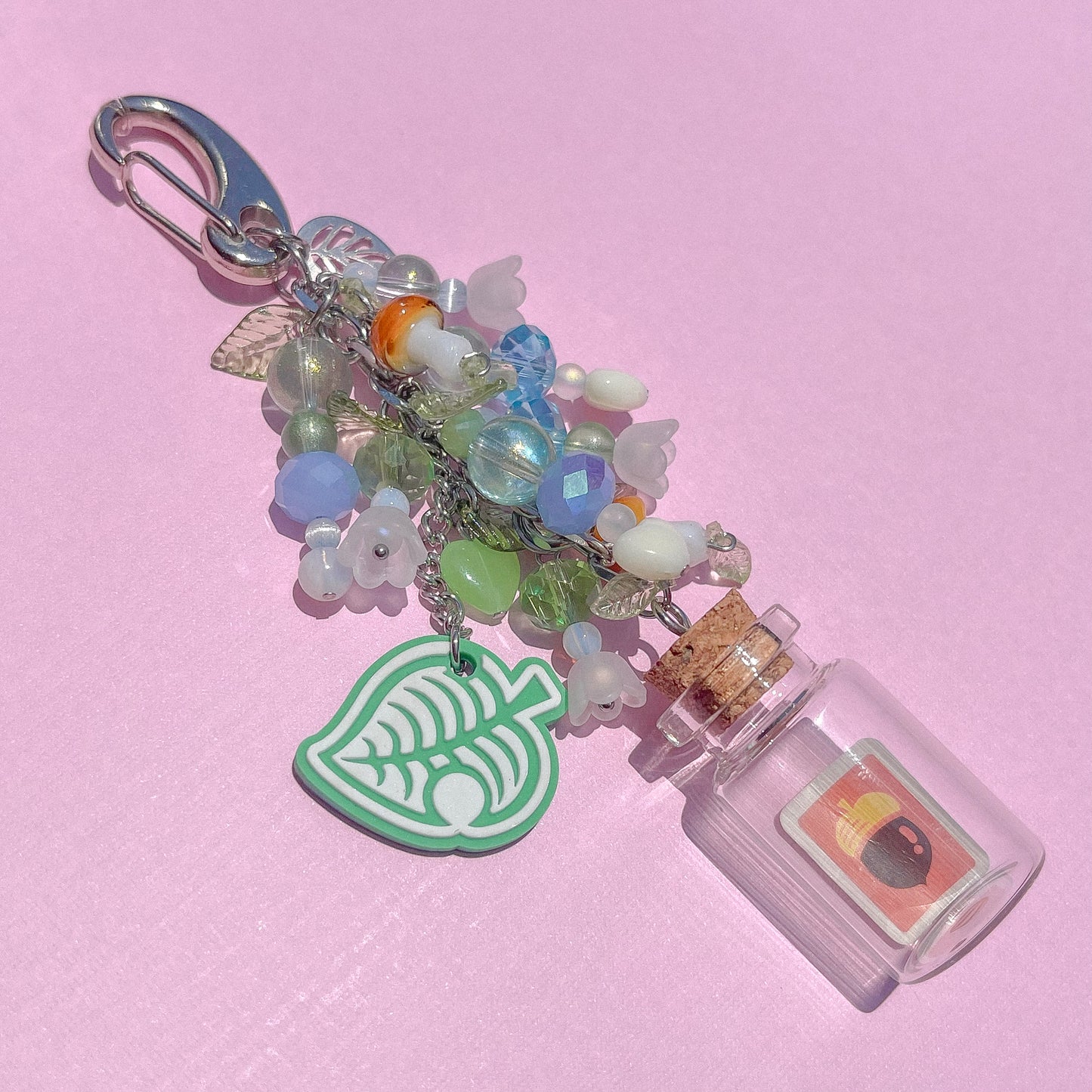 "Bottled Wish" Keychain