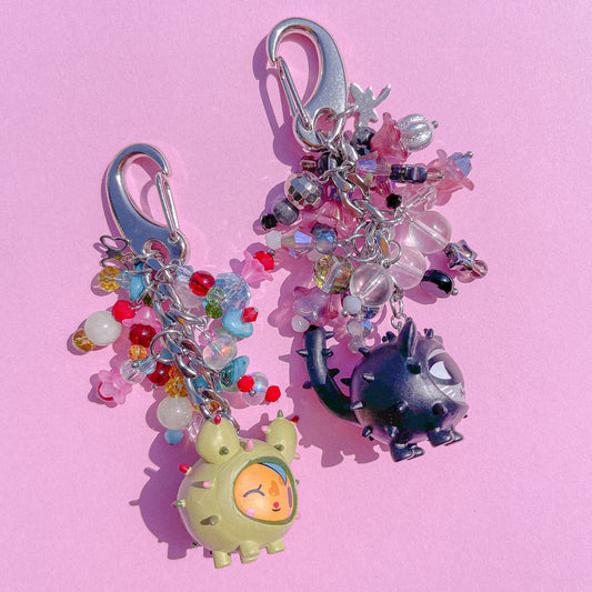 "Prickly Purr" Keychain