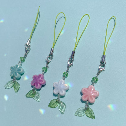 "Petal Posh" Ceramic Phone Charm