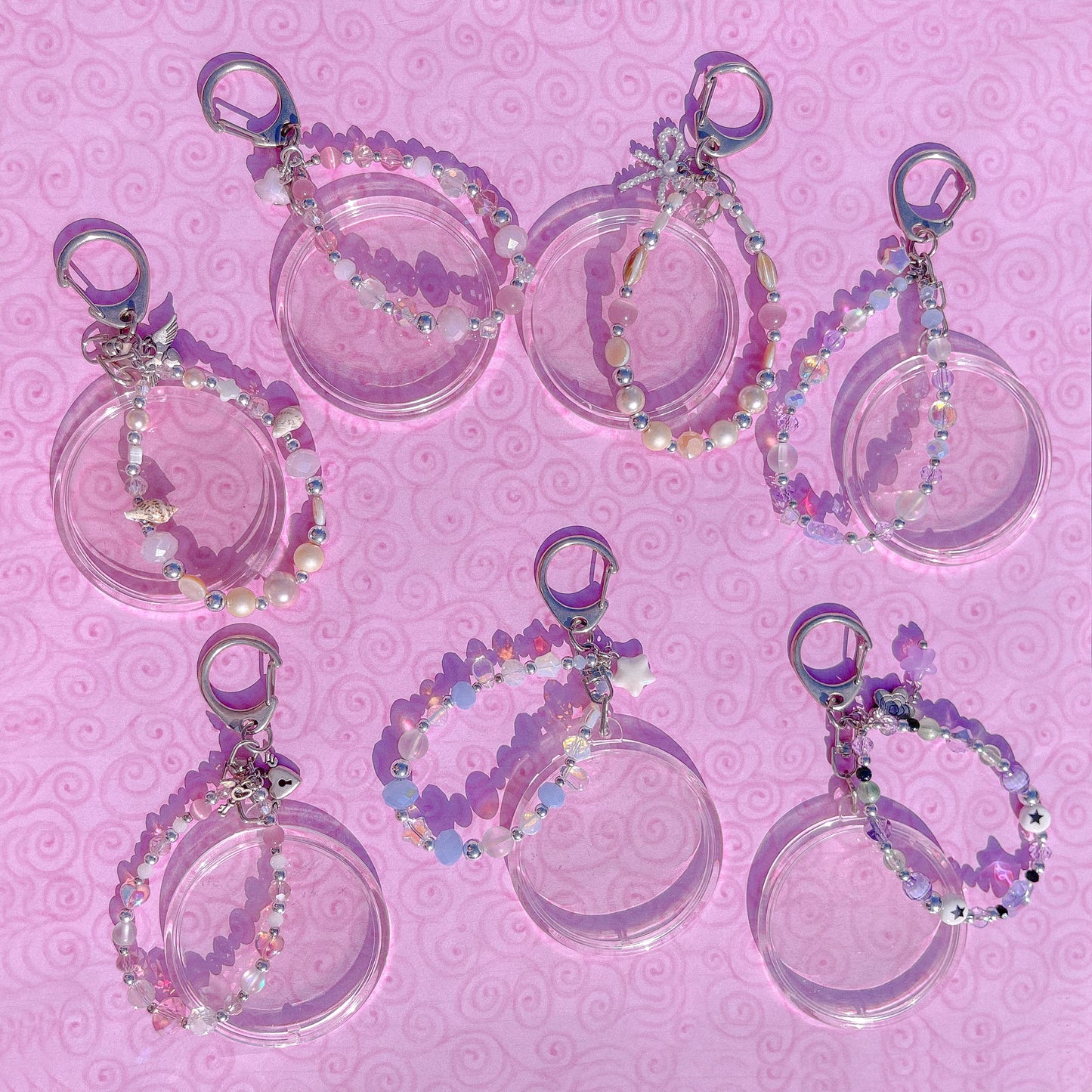 Circle Frame Keychains