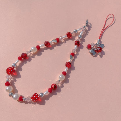 "Cherry Kisses" Phone Strap