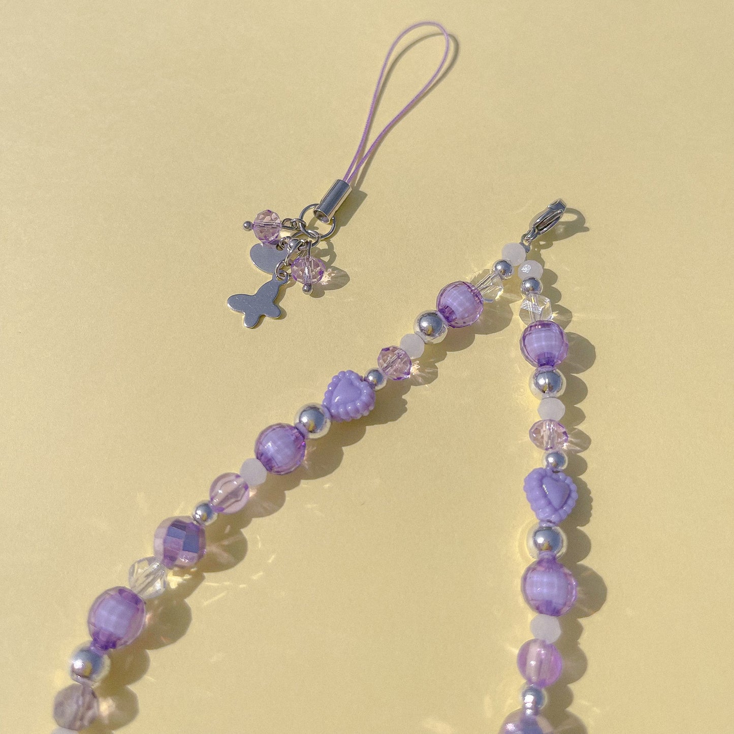 "Lilac Touch" Phone Strap