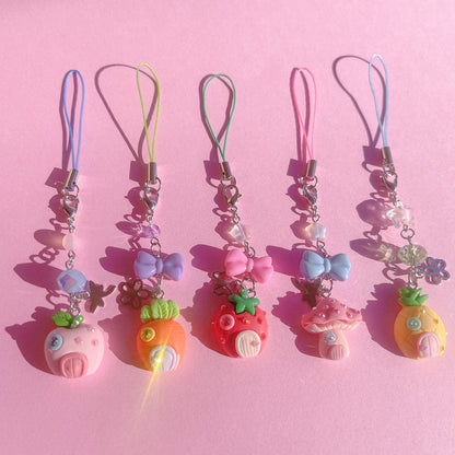 "Fairy Homes" Phone Charms