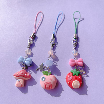 "Fairy Homes" Phone Charms