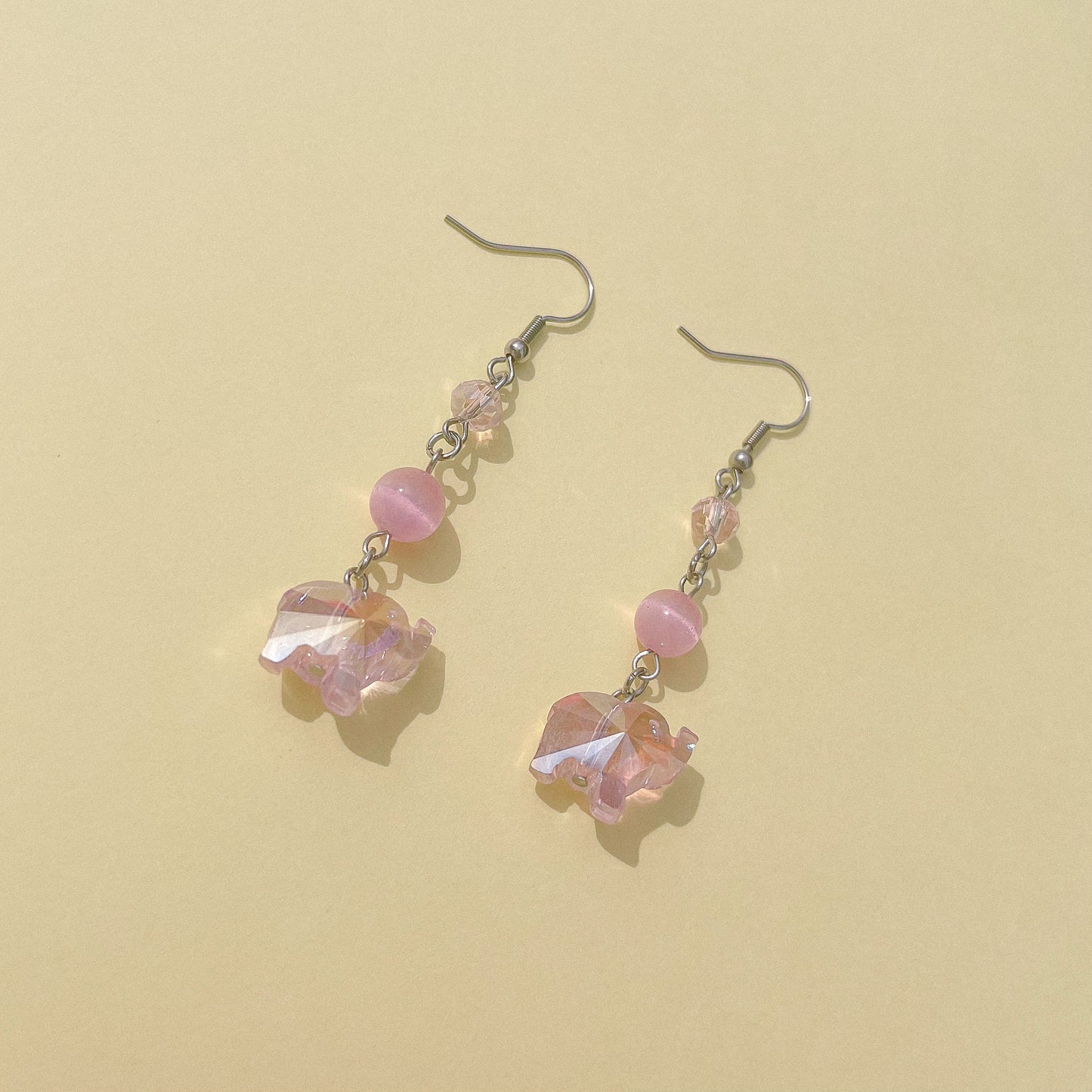 "Pink Prints" Earrings